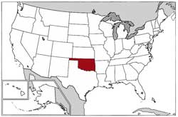 US Map Oklahoma